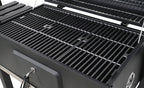 DUŻY GRILL WĘGLOWY XXL REGULOWANY ŻELIWNY RUSZT 78x42,5mm 3 PÓŁKI LUND