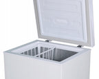 MAŁA ZAMRAŻARKA SKRZYNIOWA 2w1 LODÓWKA 100L KOSZ LED BIAŁA